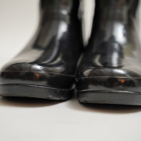 Hunter Refined Quilted Gloss Rain Boots NWOT - Picture 5 of 10